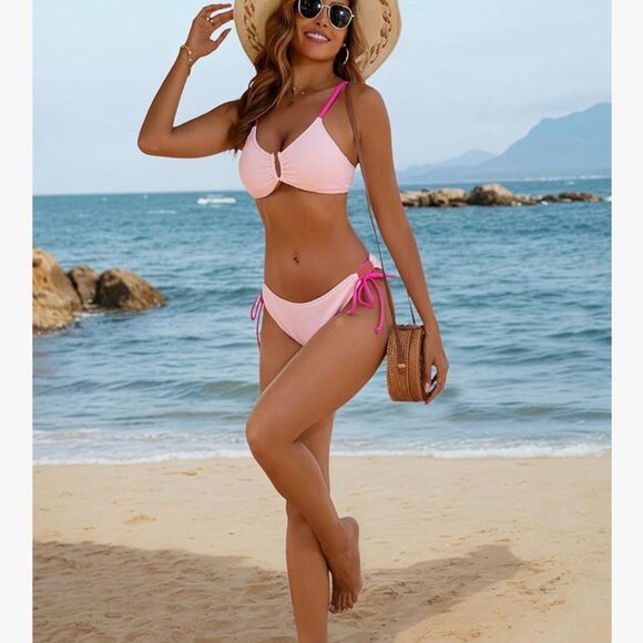 WOMENS 2 PIECE PINK SIZE M BILINI SET - Picture 5 of 5